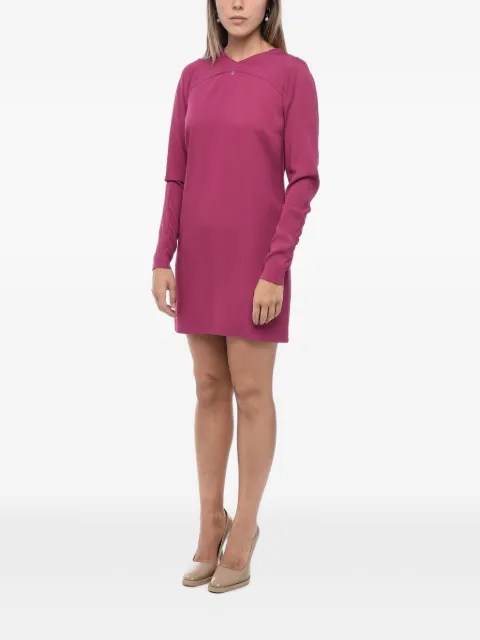 DSQUARED2 logo-charm long-sleeve mini dress Pink S72CV0335S54907