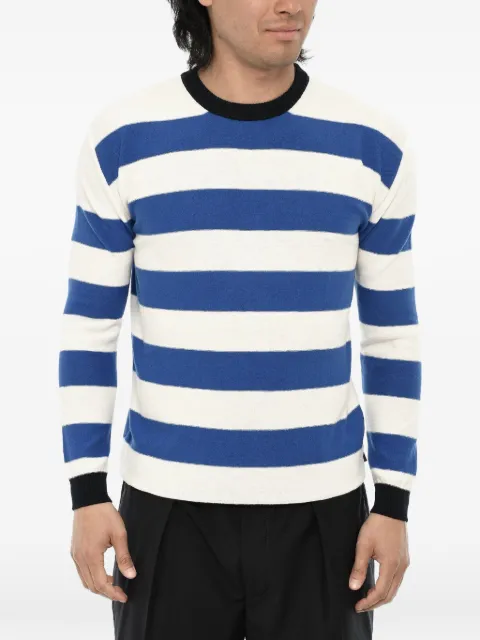 Woolrich striped crew-neck sweater Blue CFWOKN0058MRUF0446397