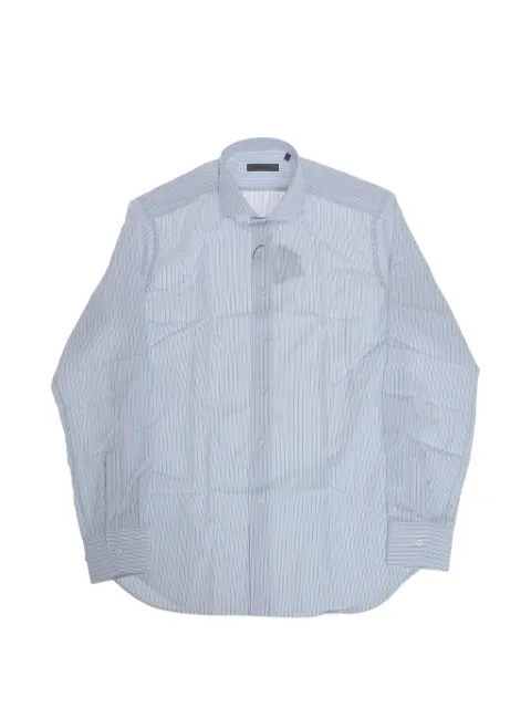 Corneliani striped long-sleeve shirt White 27P1029381620001