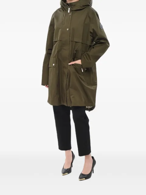 Woolrich logo-patch utility parka Green CFWWOU0765FRUT1974614