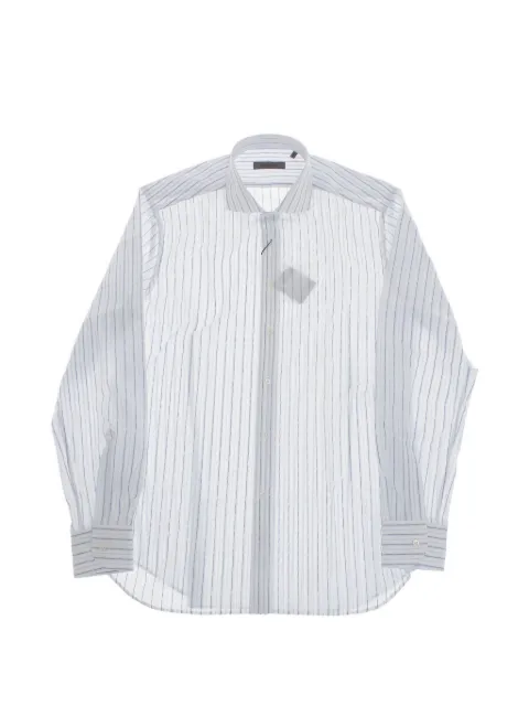 Corneliani striped French-collar shirt White 27P1029381630