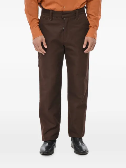 Off-White belt-loop chino trousers Brown OMCG023F20FAB0016000