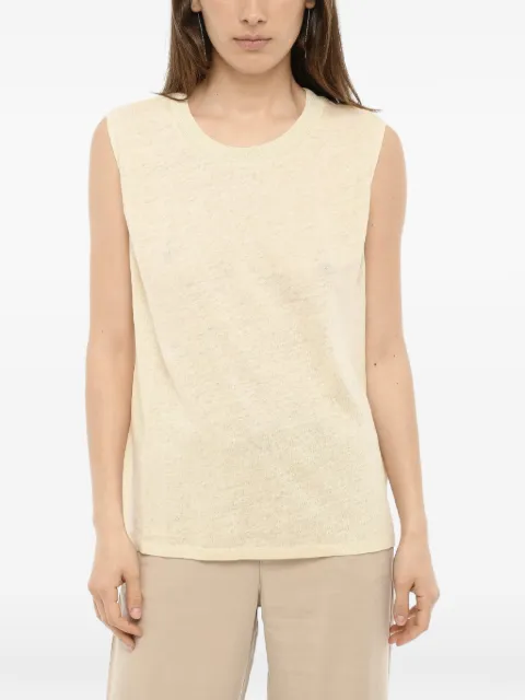 Woolrich crew-neck panelled tank top Neutrals CFWWTE0032FRUT2106809