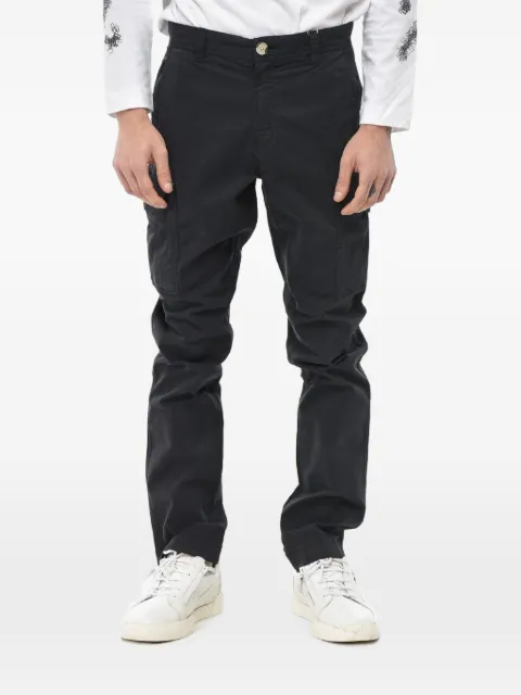 Woolrich logo-patch cargo pants Blue CFWOTR0108MRUT25593989