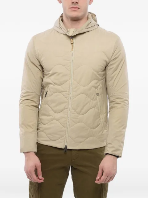 Woolrich quilted hooded jacket Neutrals CFWOOU0408MRUT2485