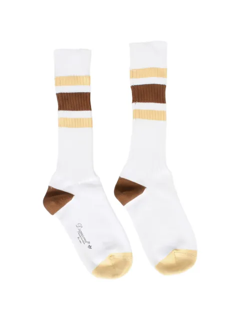 DSQUARED2 logo-print striped socks White S82SO4007SJP08CSS16
