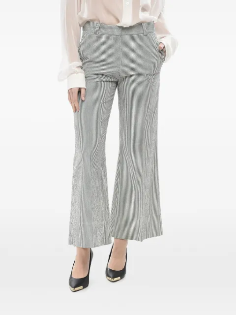 QL2 awning-stripe chino trousers White MELODYB506354