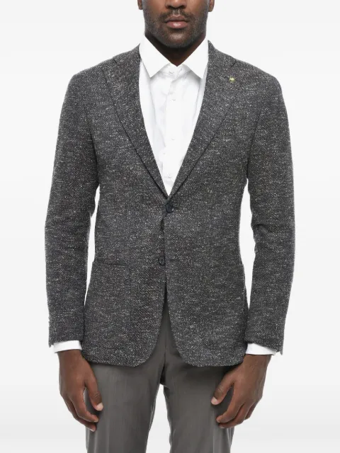Corneliani bouclé-texture blazer Grey 85XZ230166511001