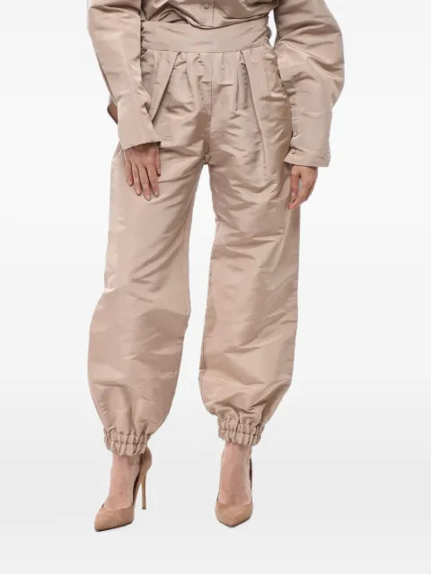 SUPER BLOND silk organza balloon trousers Neutrals TROUSEREROSAANTICO