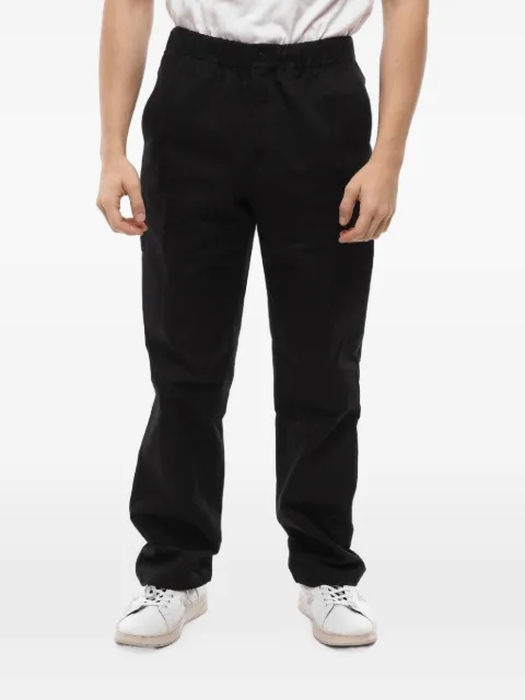 Off-White elasticated-waist chino trousers Black OMCG030F21FAB0011010