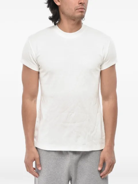 Off-White logo-print cotton-blend T-shirt White OMUG001F23JER0021010