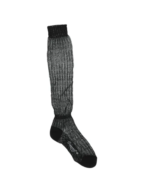 DSQUARED2 semi-sheer knee-high socks Black W14SO500111M2124