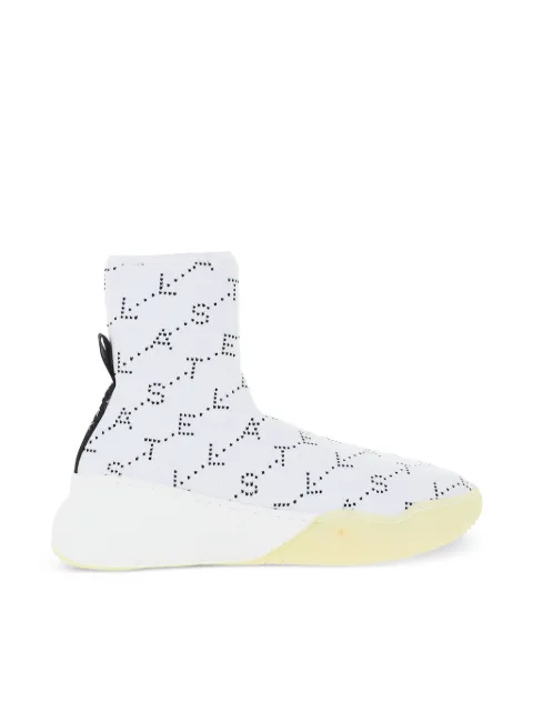 Stella McCartney Loop monogram-pattern sneakers White 800329W1NI19034