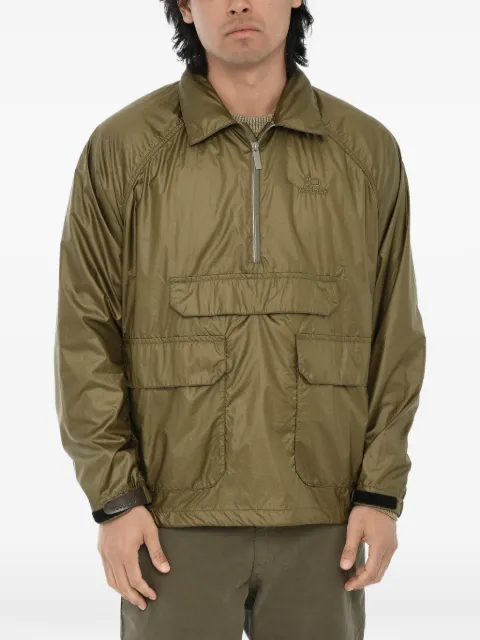Woolrich logo-embroidered jacket Green CFWJOU0087MRUT3061