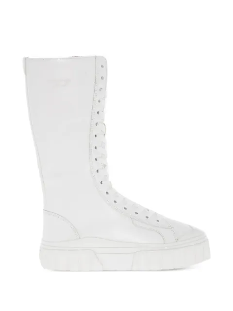 Diesel S-Hanami lace-up boots White Y03412P6958T1003