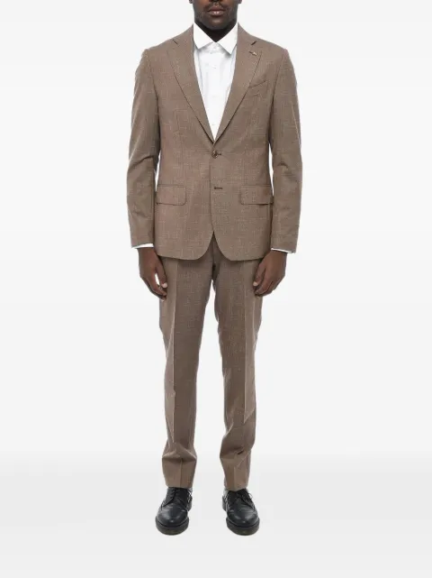 Corneliani single-breasted suit Brown 277Z632767349