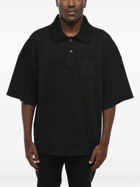 DSQUARED2 embroidered loose-fit polo shirt Black S74GL0088D20071