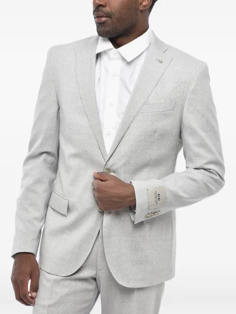 Corneliani single-breasted virgin-wool suit Grey 277R292767451