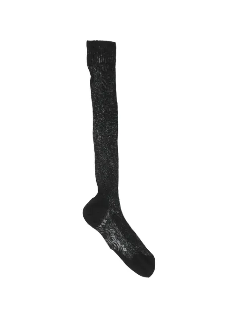 DSQUARED2 logo-print ribbed-knit socks Black W14SO200101V2124