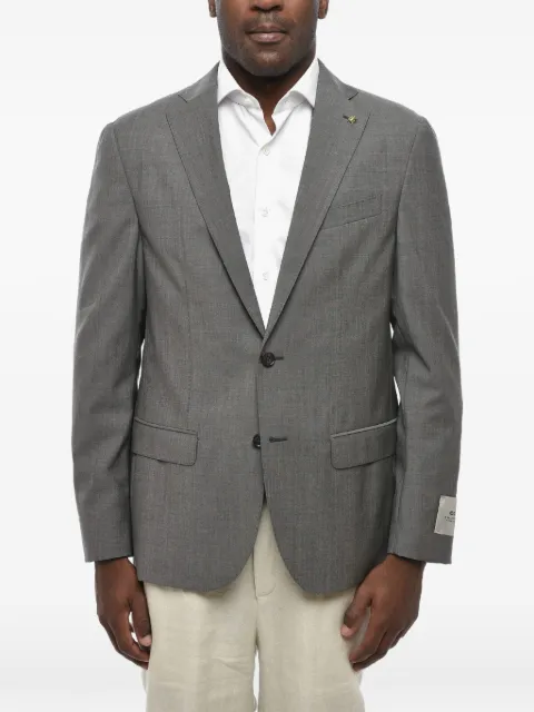 Corneliani single-breasted wool blazer Grey 276Z462768326016