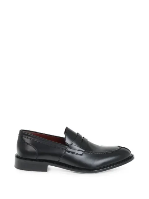 Corneliani penny-slot leather loafers Black 89TM162120916020
