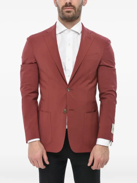 Corneliani single-breasted blazer Red 93XZ319368563