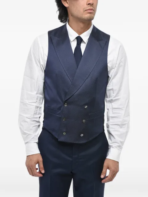 Corneliani double-breasted waistcoat Blue 89C0972117169