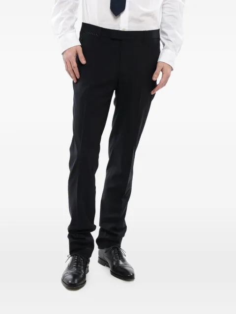 Corneliani pressed-crease tailored trousers Blue 8542150118563