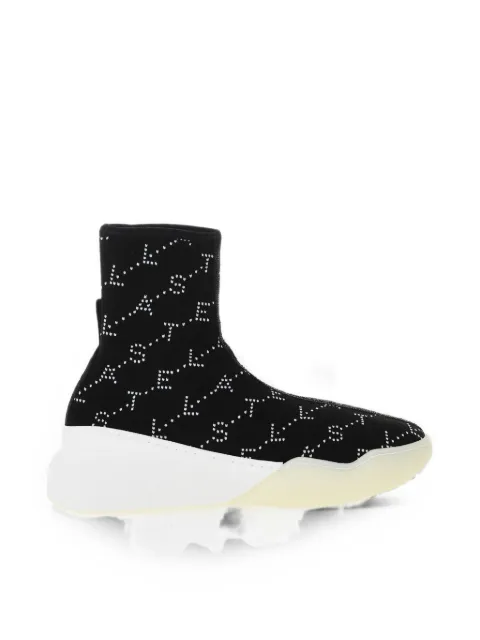 Stella McCartney Loop monogram-pattern sneakers Black 800330W1NI11006
