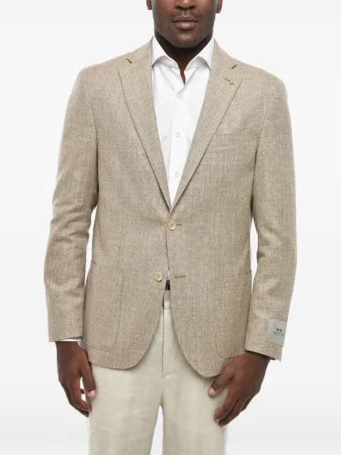 Corneliani single-breasted blazer Neutrals 27XZ172766905035