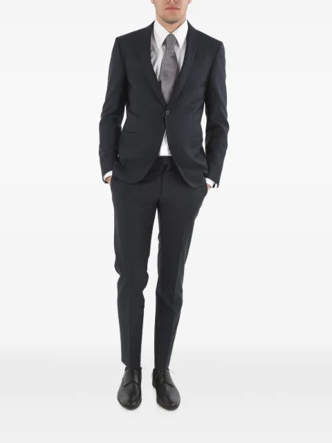Corneliani Cerim shawl-lapel wool suit Blue 8370989118237002