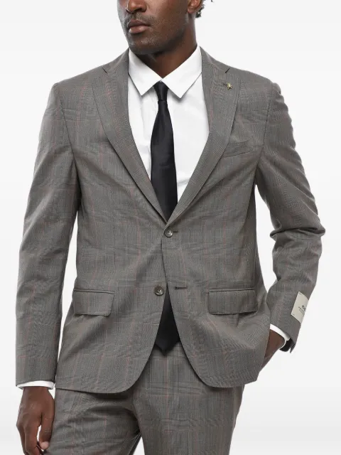 Corneliani District Check virgin wool suit Grey 277Z462767240030