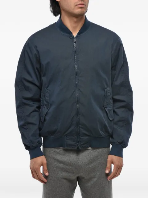 Corneliani zip-up bomber jacket Blue 87LAR61120157001