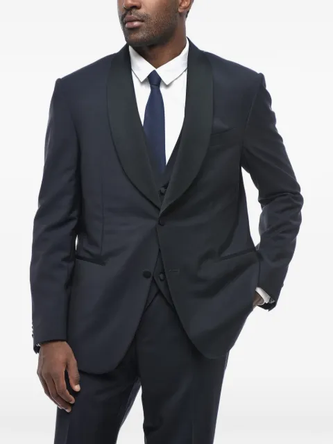 Corneliani satin-lapel suit (set of three) Blue 9189003194135001