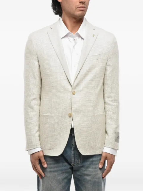 Corneliani CC Collection single-breasted blazer Neutrals 27XZ172766905073