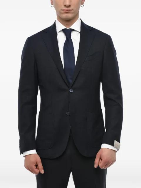 Corneliani Gate single-breasted blazer Blue 91XY813118475003