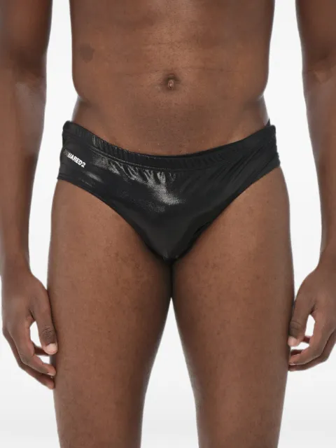 DSQUARED2 logo-print elasticated swim briefs Black S82D7B22SJ5840001