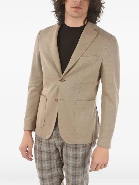 Corneliani single-breasted blazer Neutrals 85YAK00120119035