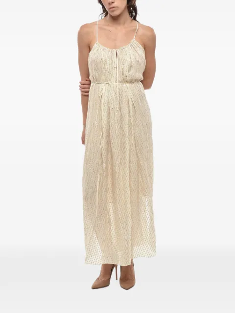 Stella McCartney Lurex Nadia dress Neutrals 601231SOA459001