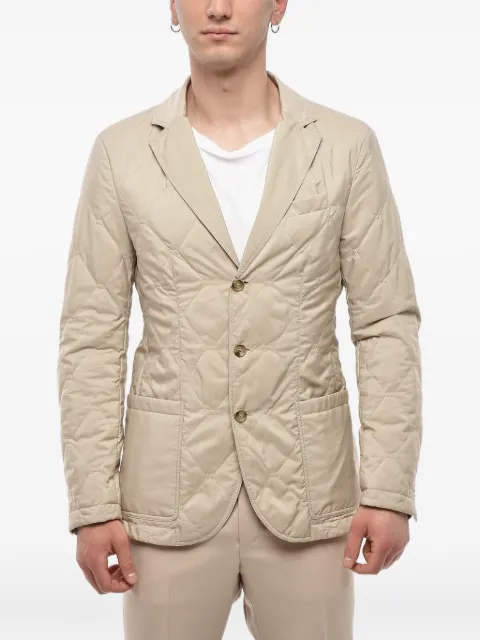 Corneliani quilted blazer Neutrals 856SV40120185036