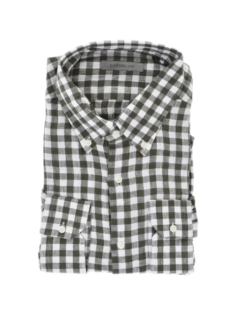 Corneliani checked shirt White 91P08N3120255059