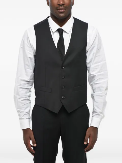 Corneliani button-fastening wool waistcoat Grey 87CZ721168303021