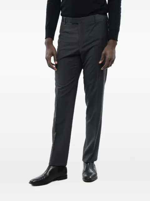 Corneliani exposed-seam tailored trousers Grey 8542150118563