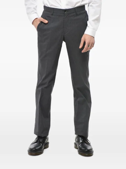 Corneliani Sportive Soft micro-check trousers Grey 4U56217750735