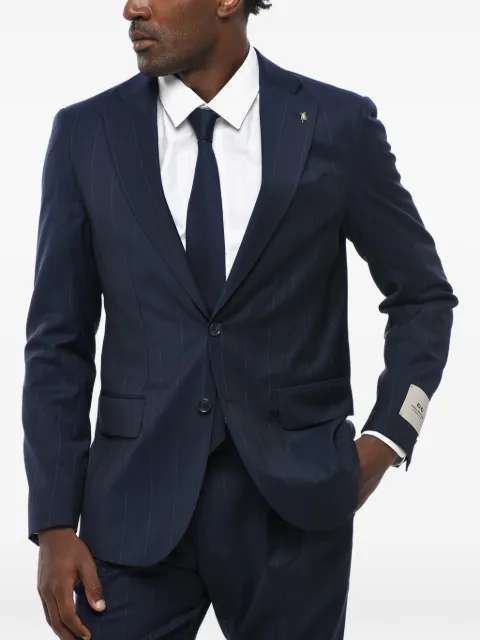 Corneliani CC Collection pinstriped wool suit Blue 277Z652767327003