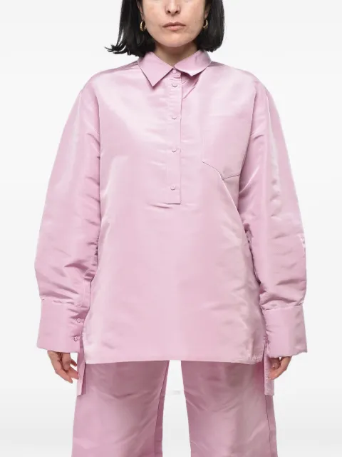 SUPER BLOND silk organza blouse Pink SHIRTVALROSA