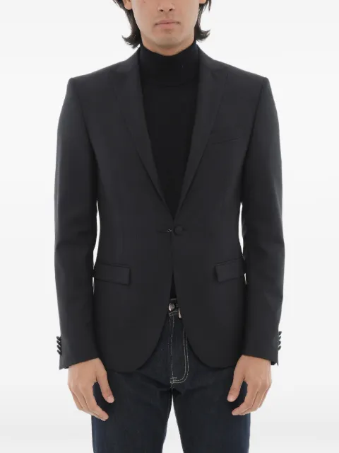 Corneliani single-breasted blazer Blue 856Z210167138001