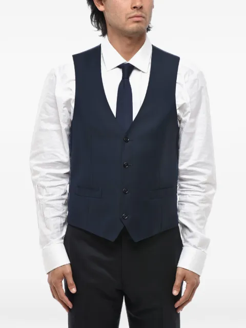 Corneliani Academy virgin-wool gilet Blue 85C0610118237