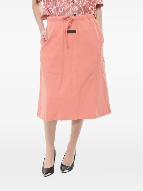 FEAR OF GOD ESSENTIALS drawstring midi skirt Pink 160SU225032FWCORAL