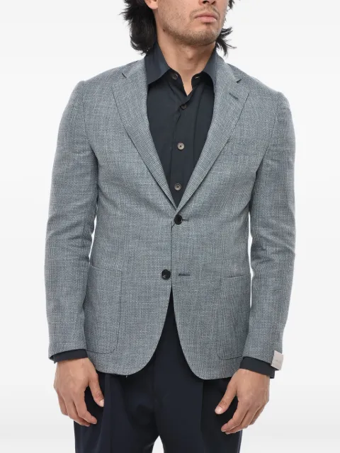 Corneliani Gate houndstooth blazer Blue 93XY769316214